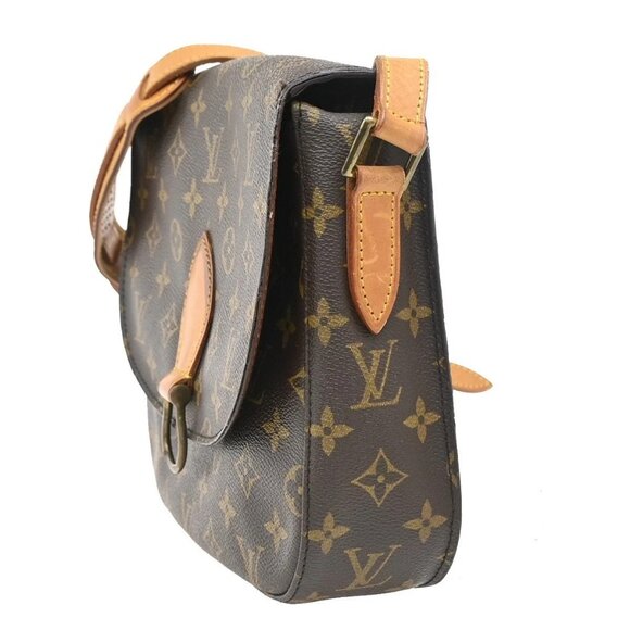 LOUIS VUITTON Saint Cloud GM Shoulder Bag Monogram Leather Brown M51242 39EF675 - Picture 2 of 15